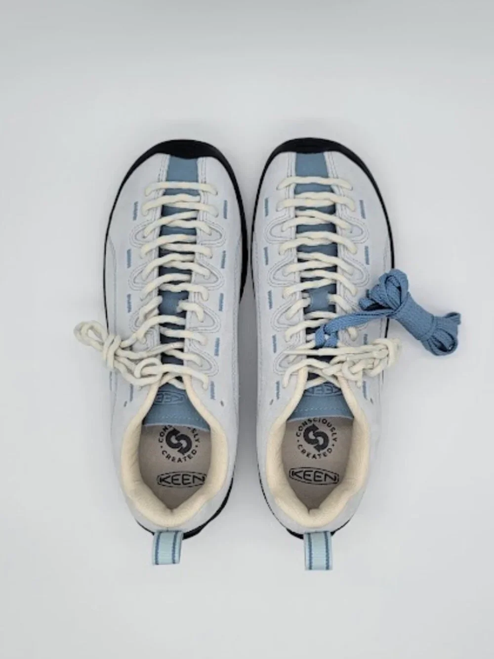 KEEN Jasper Women’s Light Blue Suede Outdoor Sneakers Shoes Size 8 NWOB